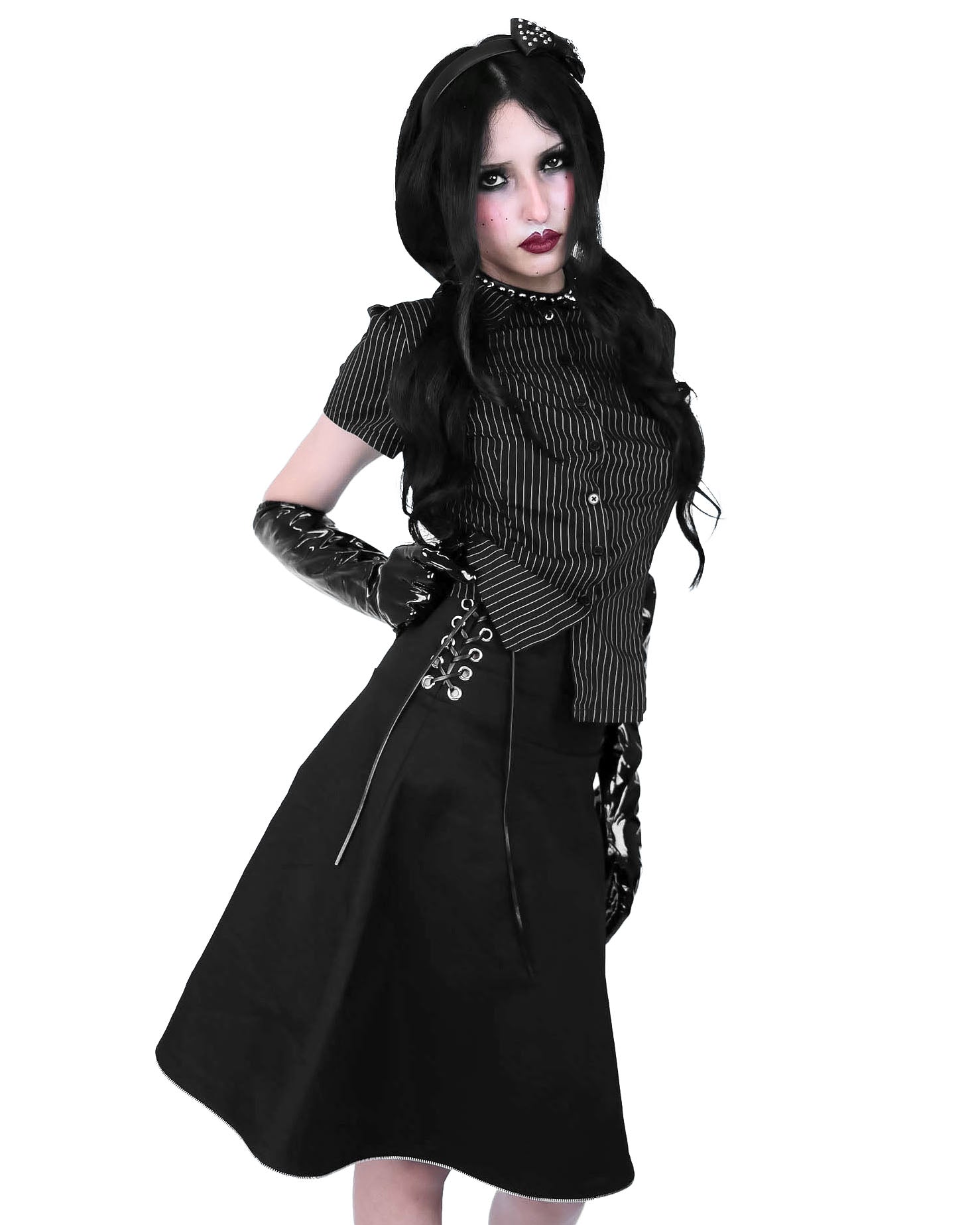 Vencedora Button Up - Pinstripe