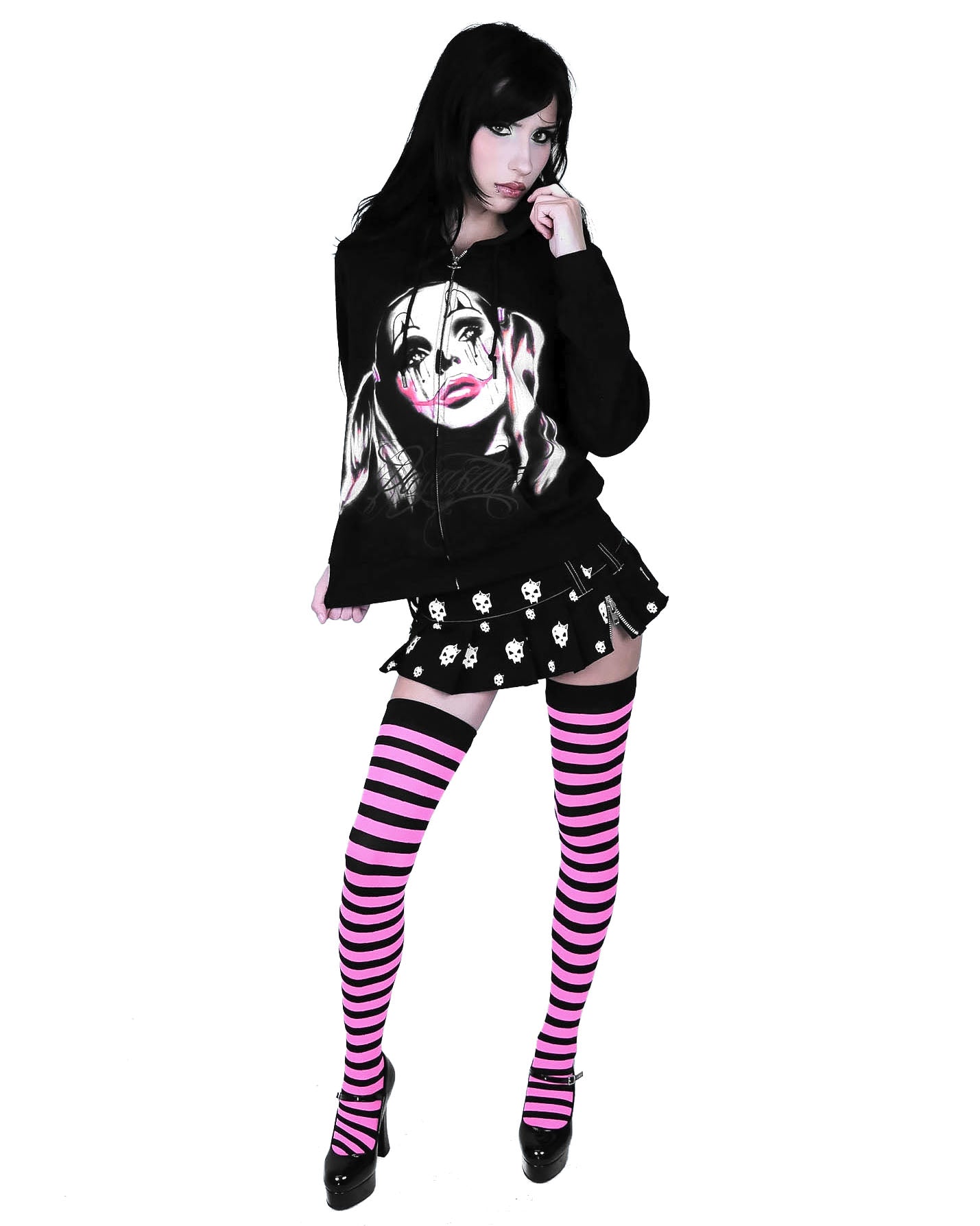 Payasita Zip Up - Black