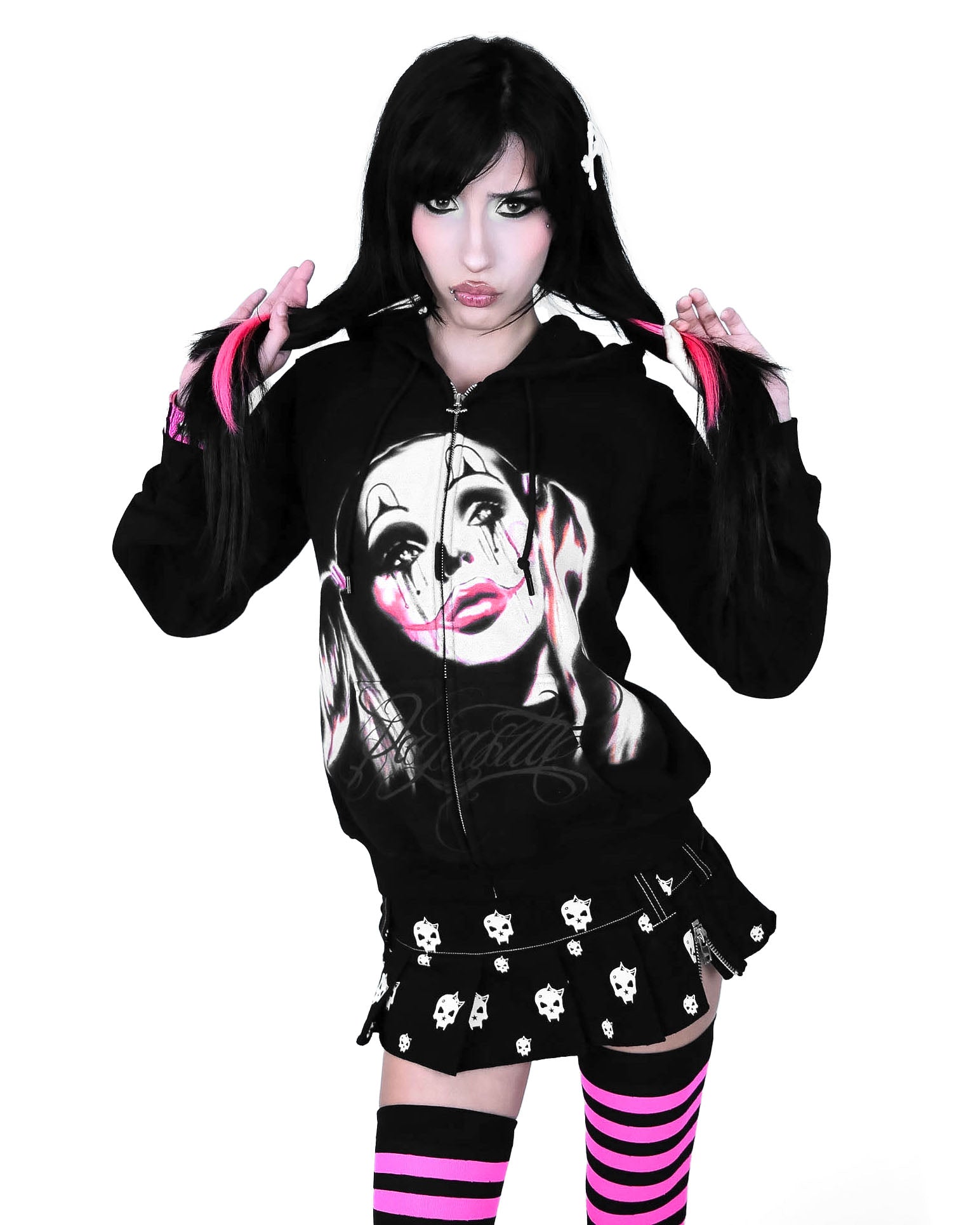 Payasita Zip Up - Black