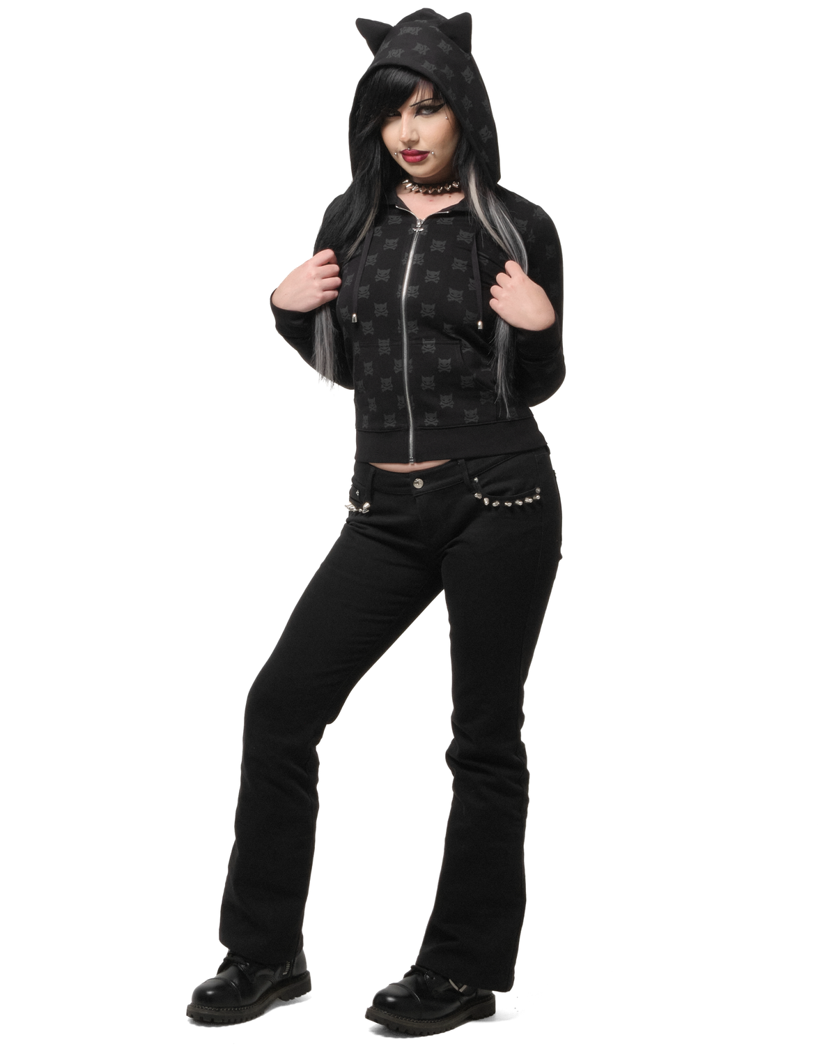 Bad Kitty Zip Up