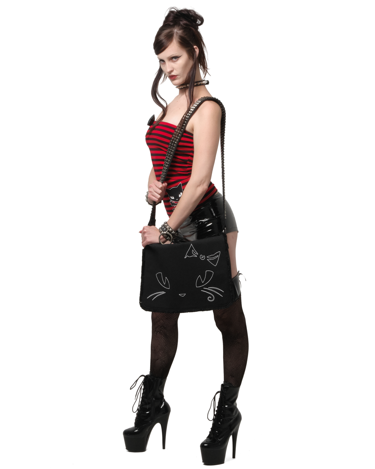 Mystery Messenger Studded Bag