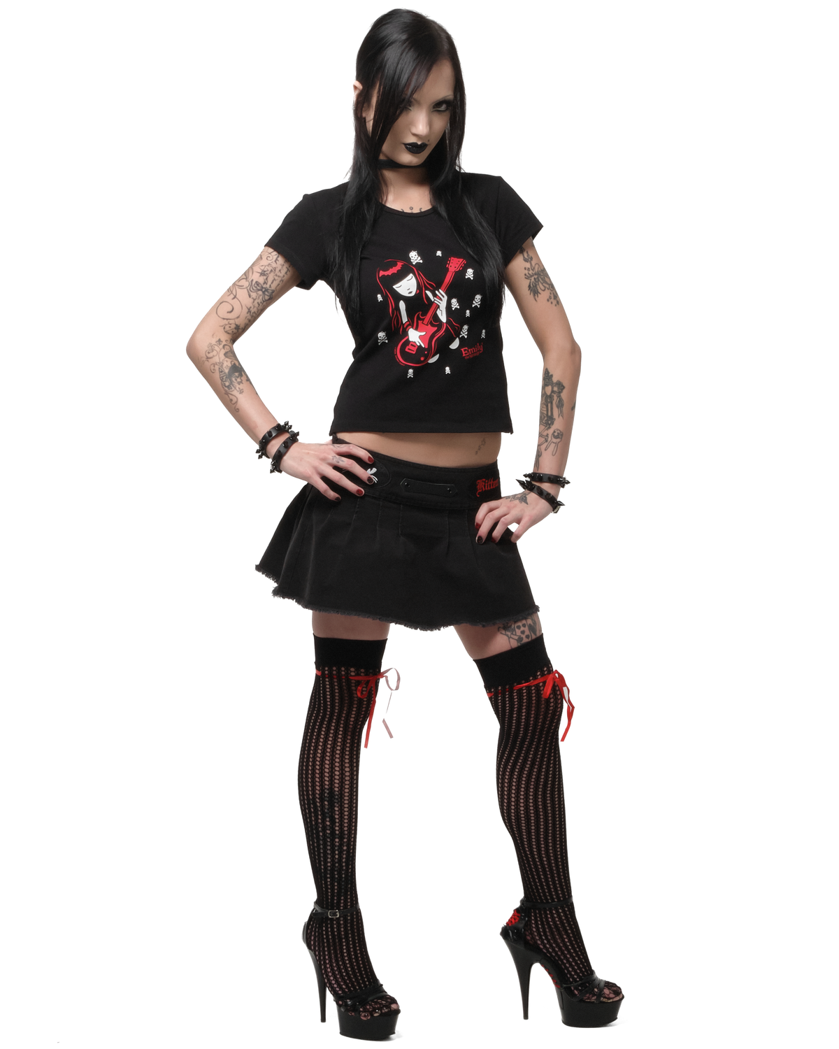 Little Wing Baby Tee - Black
