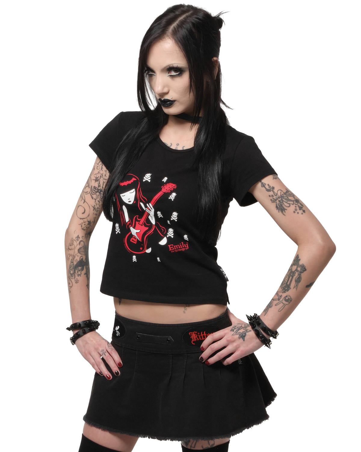 Little Wing Baby Tee - Black