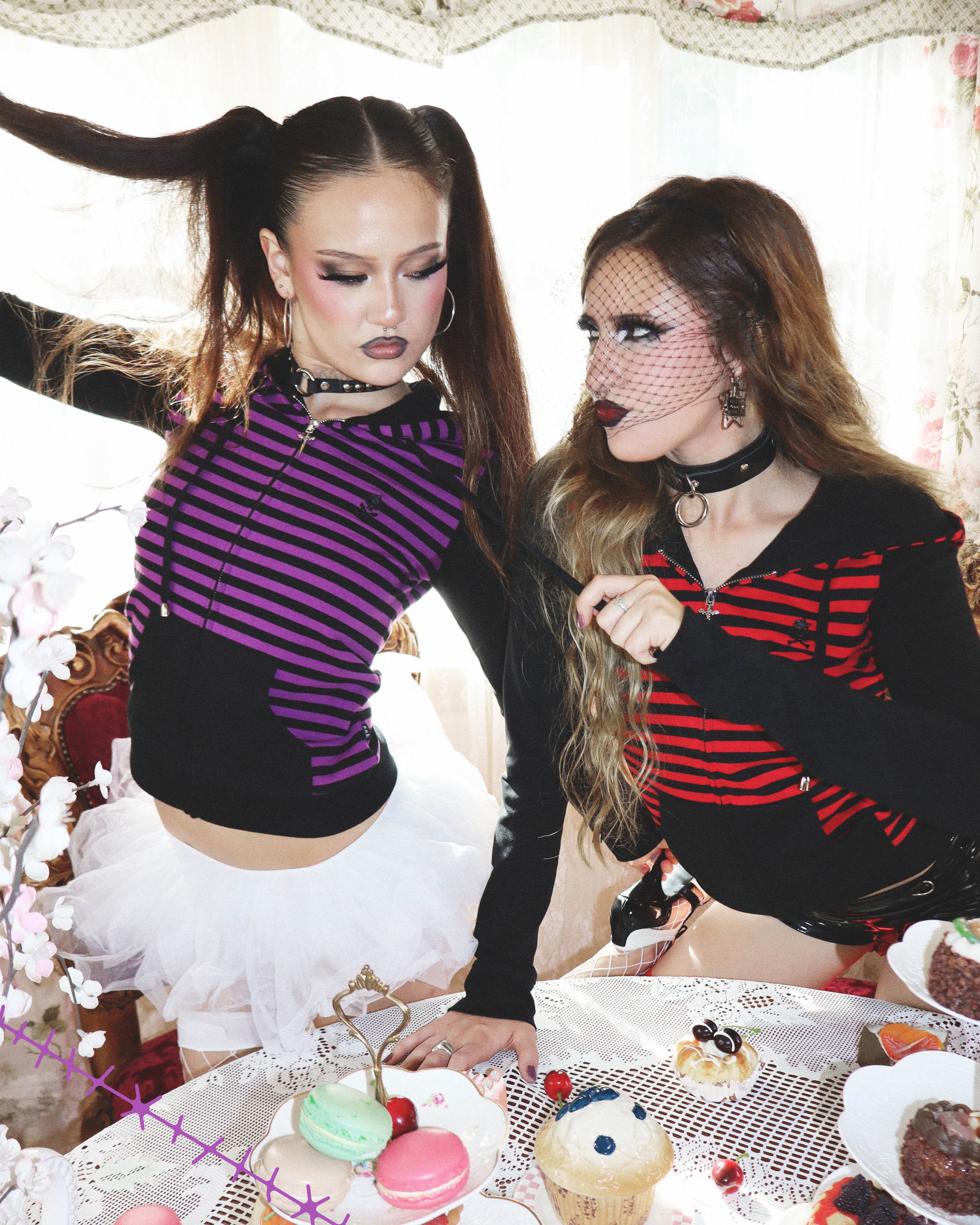 Melancolía Zip Up - Purple