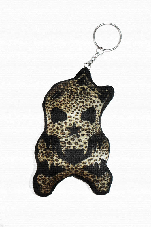 Leopard Plush Keychain